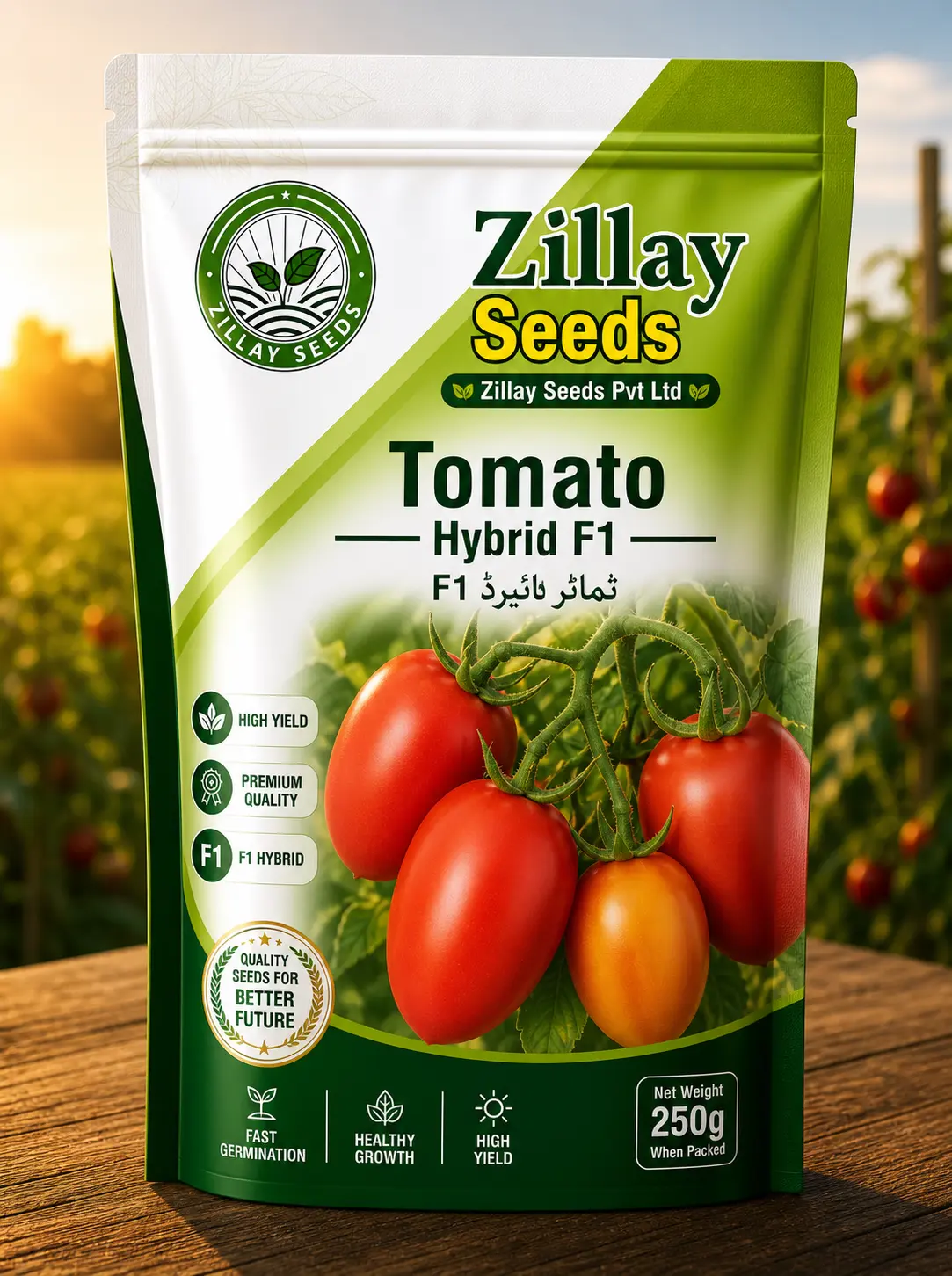 Hybrid Tomato Seeds F1 packet by Zillay Seeds